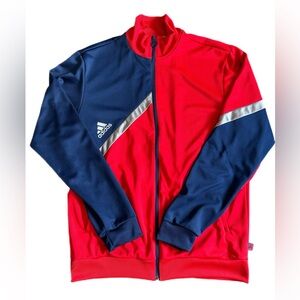 Adidas Tango Club Home Soccer Track Jacket-Men’s Size Medium-Red and Navy